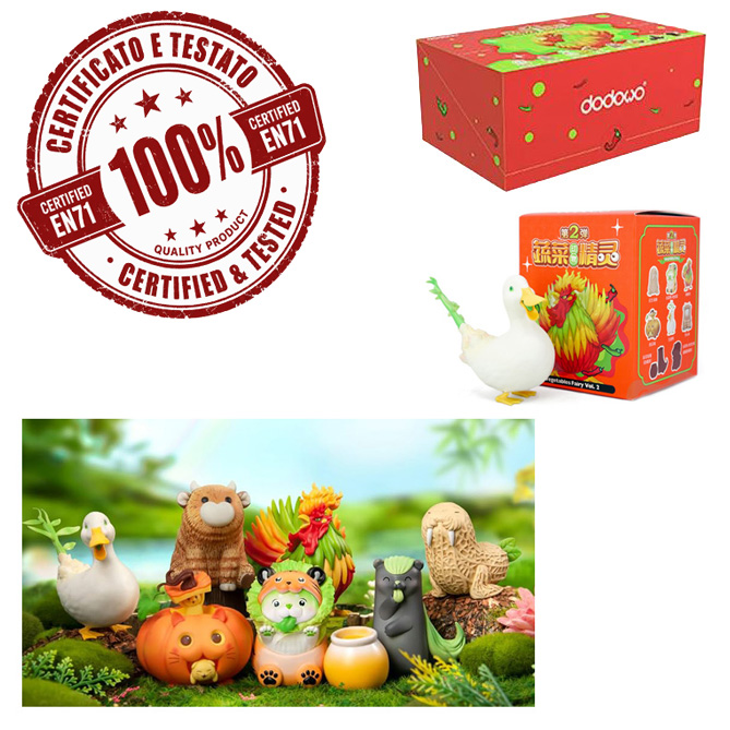 VEGETABLES Fairy 2nd 10cm Personaggini In blind box (xcm) In espo da 6pz 8ass…x6…x96